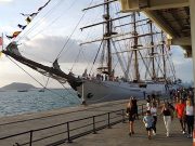 Miles de Personas Visitaron el Puerto de Cruceros de Amador para Conocer el Buque de Vela Más Grande de América